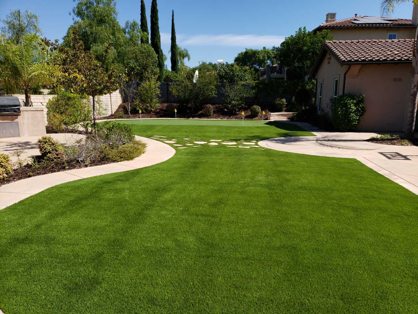 Grand Estate Full Property Artificial Grass Transformation — Beverly Hills, Los Angeles