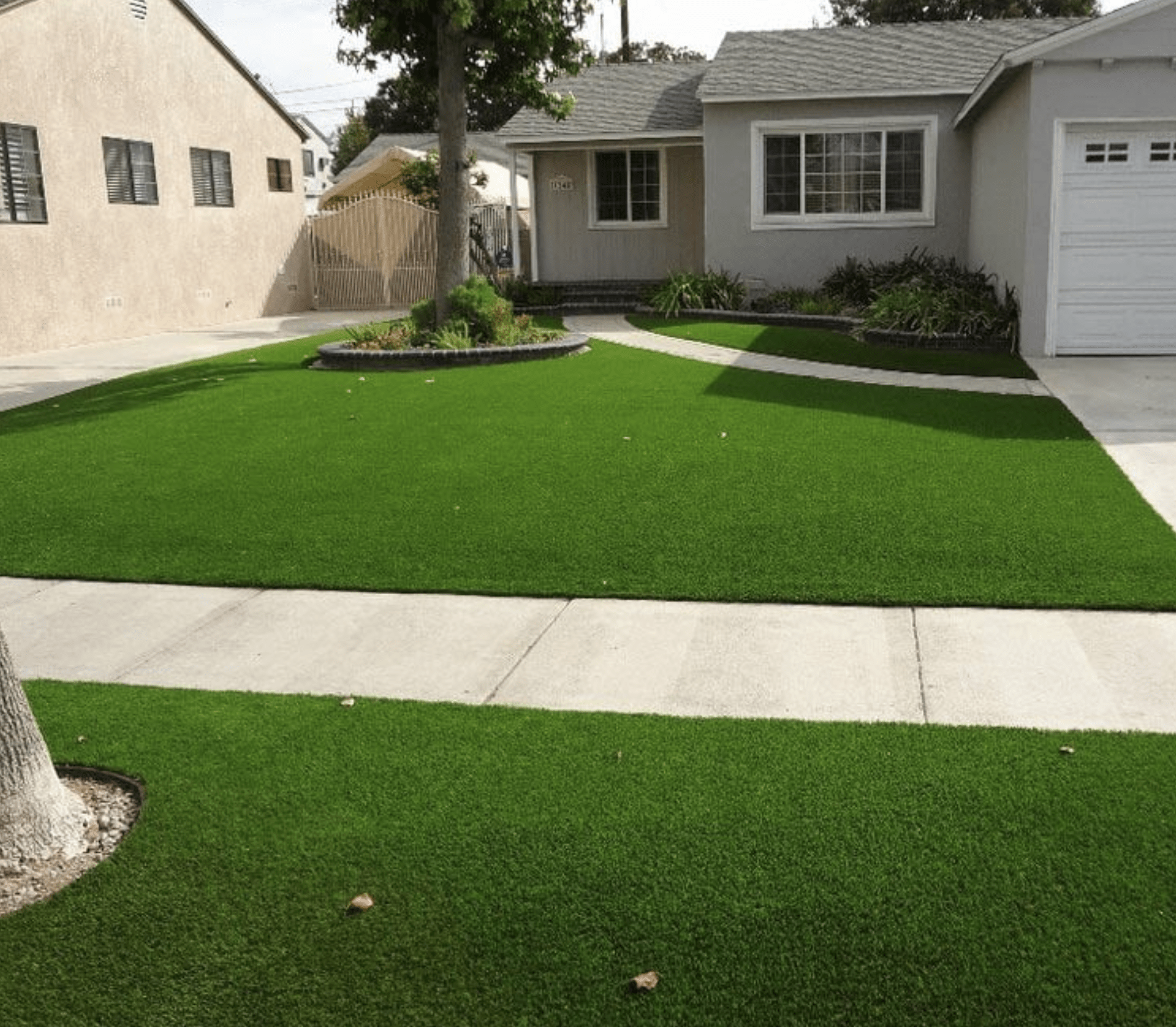 Stunning Backyard Green Turf Transformation — Pasadena, Los Angeles