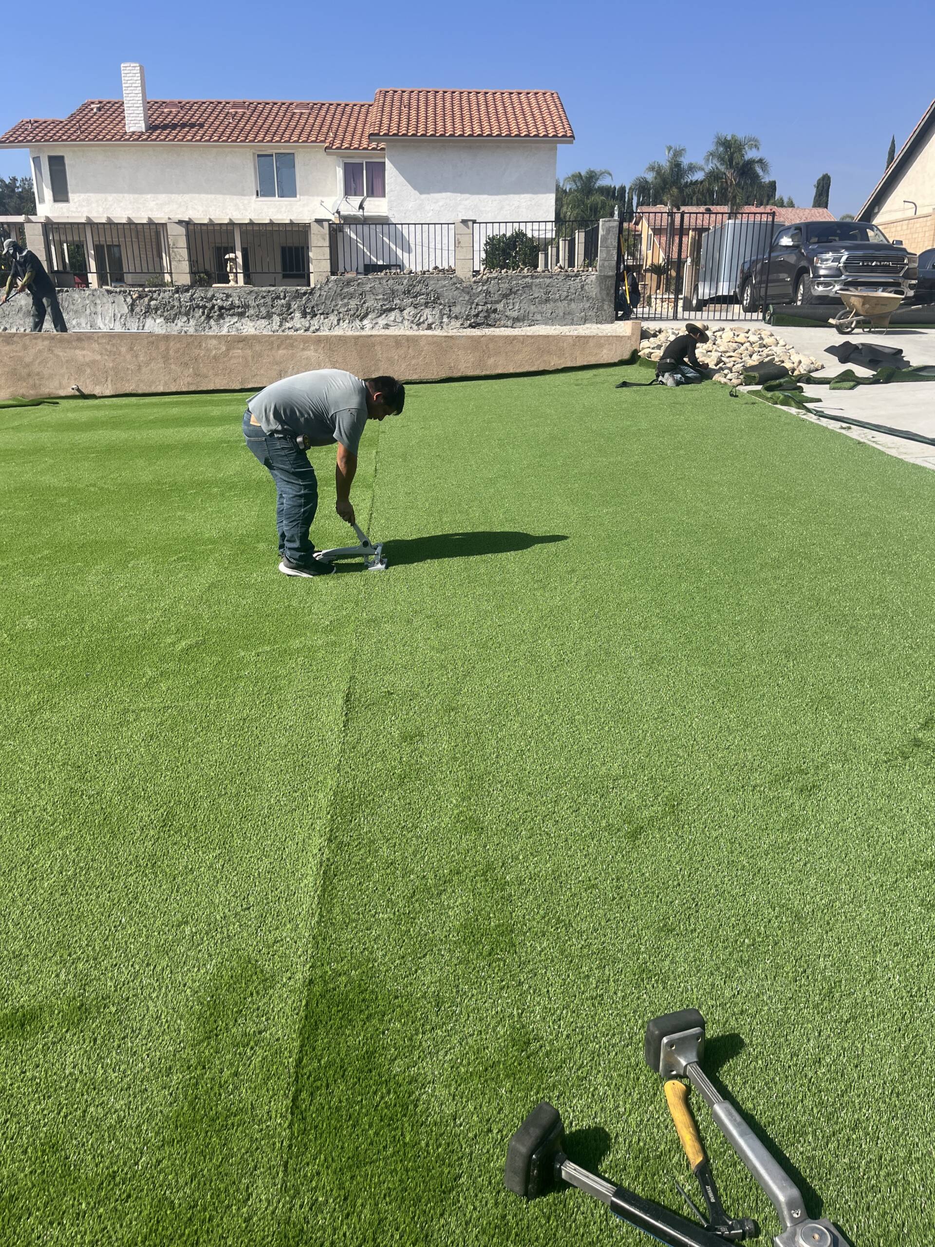 How to Install Artificial Turf on Dirt